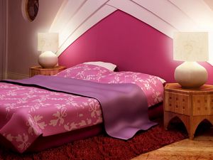 Preview wallpaper bed, bedroom, bright, modernism, floor