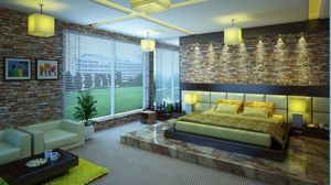 Preview wallpaper bed, luxury, style, modern, design, interior
