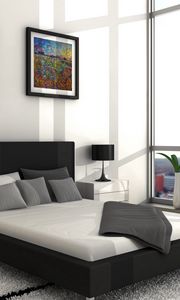 Preview wallpaper bed, paintings, furniture, interior, design