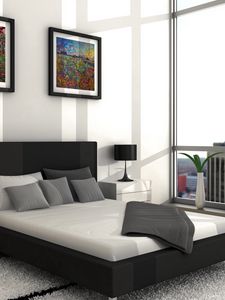 Preview wallpaper bed, paintings, furniture, interior, design