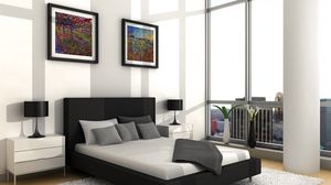 Preview wallpaper bed, paintings, furniture, interior, design