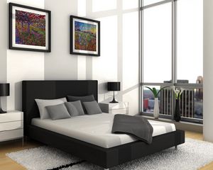 Preview wallpaper bed, paintings, furniture, interior, design