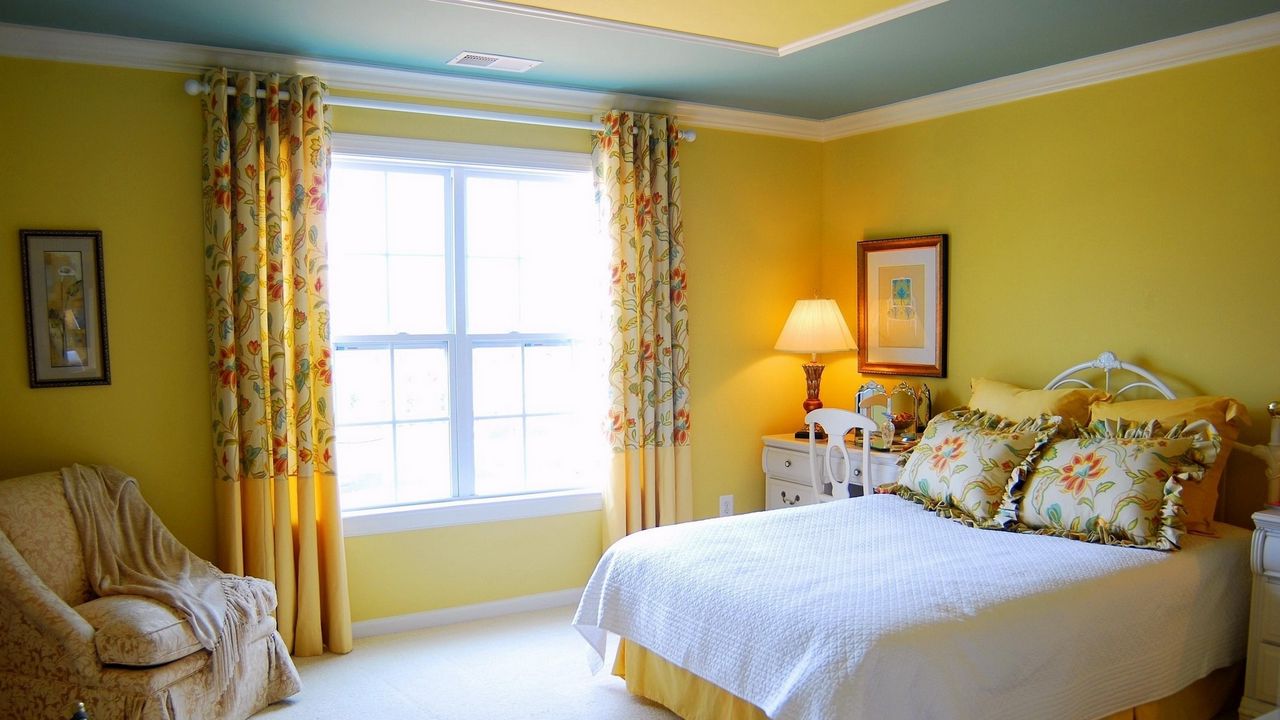 Wallpaper bed, room, comfort