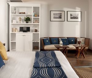 Preview wallpaper bed, room, furniture, interior, design, modern