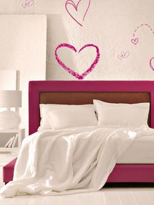 Preview wallpaper bed, room, romantic, heart, design