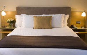 Preview wallpaper bedding, bedroom, style, interior, design, modern
