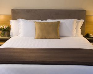 Preview wallpaper bedding, bedroom, style, interior, design, modern