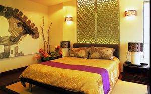 Preview wallpaper bedroom, design, interior, bed
