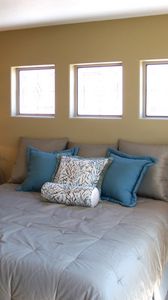 Preview wallpaper bedroom, room, bed, design, interior