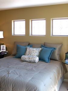 Preview wallpaper bedroom, room, bed, design, interior