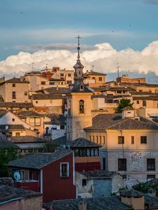 Preview wallpaper bell tower, buildings, old, architecture, city