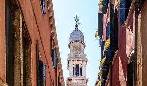 Preview wallpaper bell tower, buildings, windows, facade, tower, architecture