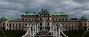 Preview wallpaper belvedere, buildings, fountain