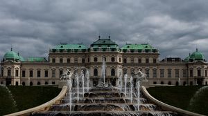 Preview wallpaper belvedere, buildings, fountain