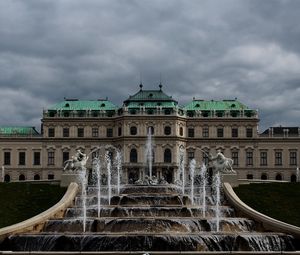 Preview wallpaper belvedere, buildings, fountain