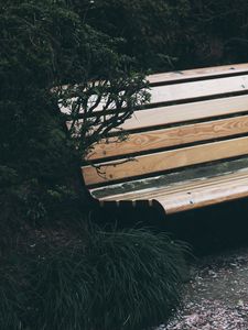 Preview wallpaper bench, park, foliage, trees