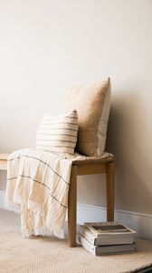 Preview wallpaper bench, pillows, interior