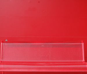 Preview wallpaper bench, red, mesh
