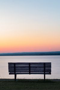 Preview wallpaper bench, sea, view, sunrise, nature