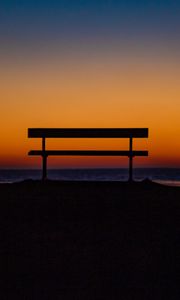 Preview wallpaper bench, sky, horizon