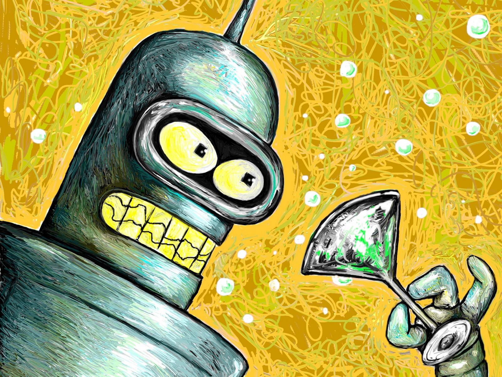 Bender Futurama Wallpaper by LukasBrownie on DeviantArt