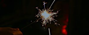 Preview wallpaper bengal fire, sparks, glitter