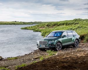 Preview wallpaper bentley, bentayga, side view