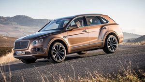 Preview wallpaper bentley bentayga, suv, side view