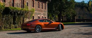 Preview wallpaper bentley continental, bentley, car, brown