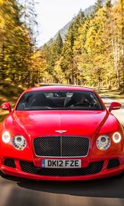 Preview wallpaper bentley, continental, gt, movement, speed