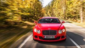 Preview wallpaper bentley, continental, gt, movement, speed