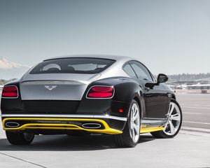 Preview wallpaper bentley, continental, gt, rear view