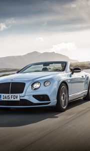 Preview wallpaper bentley, continental, gt, v8, convertible, side view