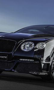 Preview wallpaper bentley, continental, gt, onyx, tuning, black, front