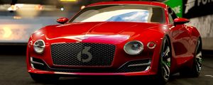 Preview wallpaper bentley, sports car, supercar, red, art