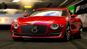 Preview wallpaper bentley, sports car, supercar, red, art