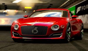 Preview wallpaper bentley, sports car, supercar, red, art