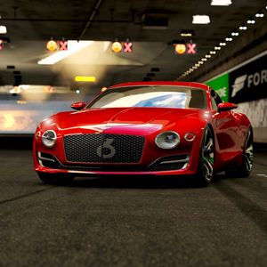 Preview wallpaper bentley, sports car, supercar, red, art