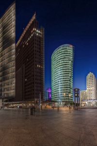 Preview wallpaper berlin, germany, night, buildings, street