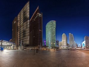 Preview wallpaper berlin, germany, night, buildings, street