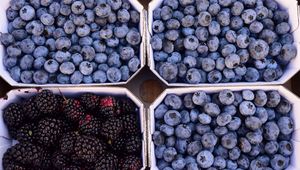 Preview wallpaper berries, blueberries, blackberries