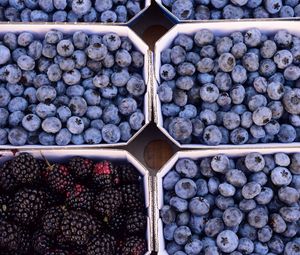 Preview wallpaper berries, blueberries, blackberries