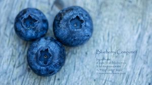 Preview wallpaper berries, blueberries, recipe, macro