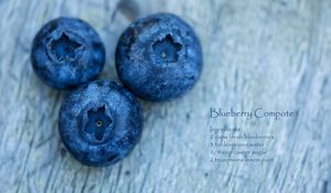 Preview wallpaper berries, blueberries, recipe, macro