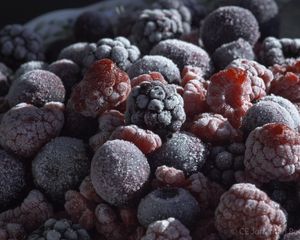 Preview wallpaper berries, frozen, raspberries, blackberries, blueberries