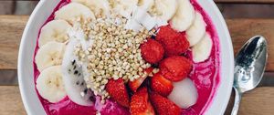 Preview wallpaper berries, fruit, dessert, plate