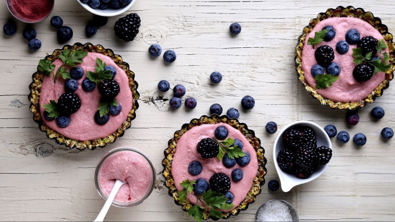 Wallpaper berry, blueberry, blackberry, dessert