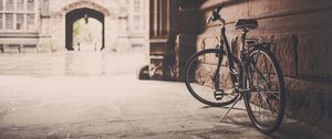Preview wallpaper bicycle, arch, wall