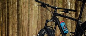 Preview wallpaper bicycle, bike, fat bike, mtb, black