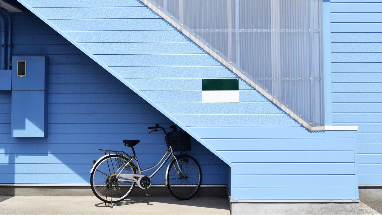 Wallpaper bicycle, building, architecture